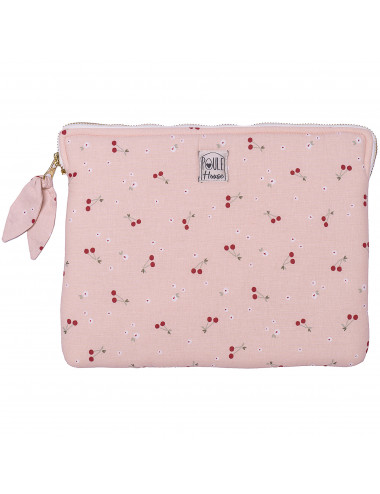 Pochette PC/tablette cerises - Taille M