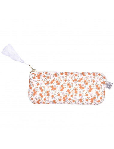 Etui à lunettes zippée - liberty orange