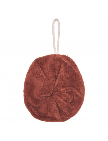 Fleur de douche éponge bambou - toffee