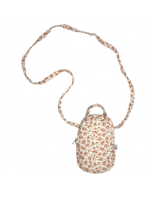Mini sac à bandoulière pour téléphone portable - liberty orange
