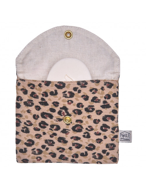 Pochette à savon imperméable - léopard