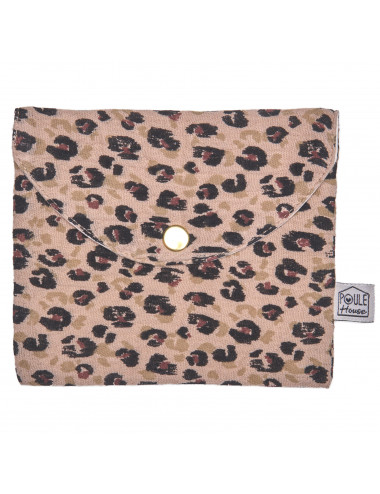 Pochette à savon imperméable - léopard