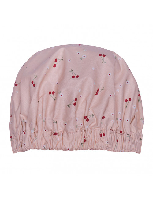 Charlotte de douche imprimé cerises