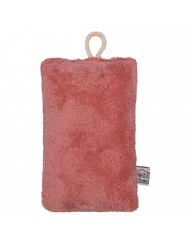 Eponge lavable double face - terracotta