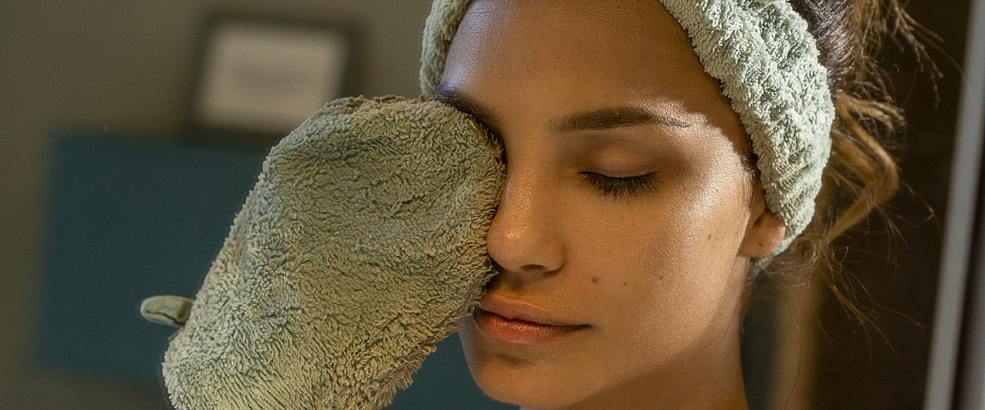 Gant démaquillant tissu bambou - Poule House