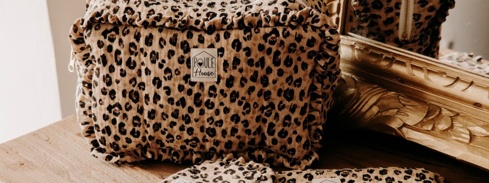 Trousse de toilette motif ou minky