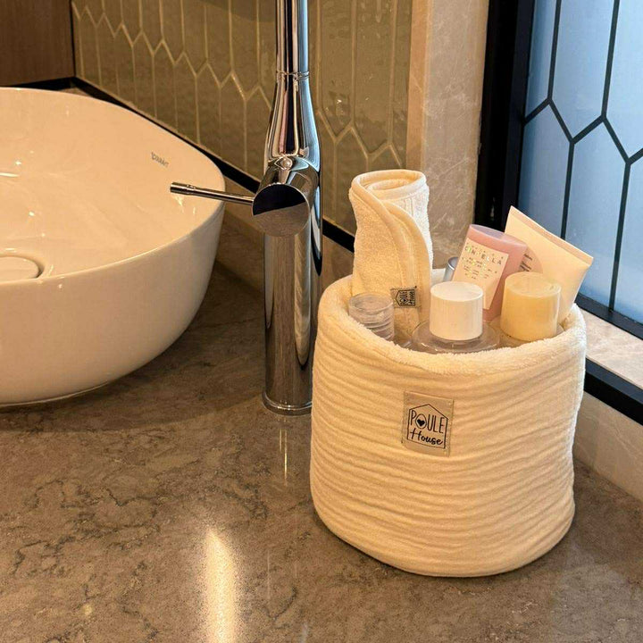 Corbeille de rangement salle de bain - dragée