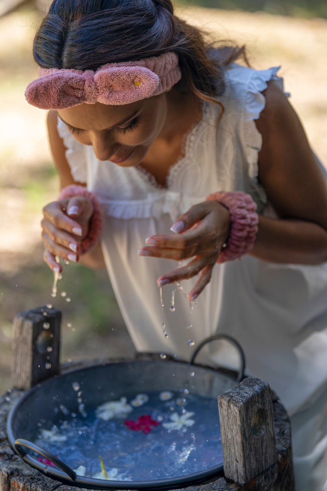 Set bandeau de soins + manchons dans pochon - toffee