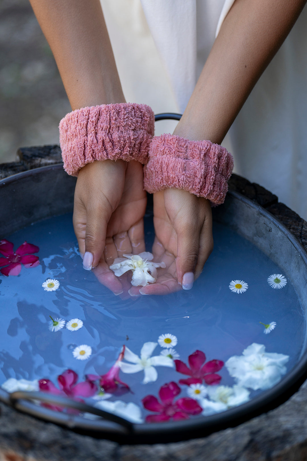 Set bandeau de soins + manchons dans pochon - toffee