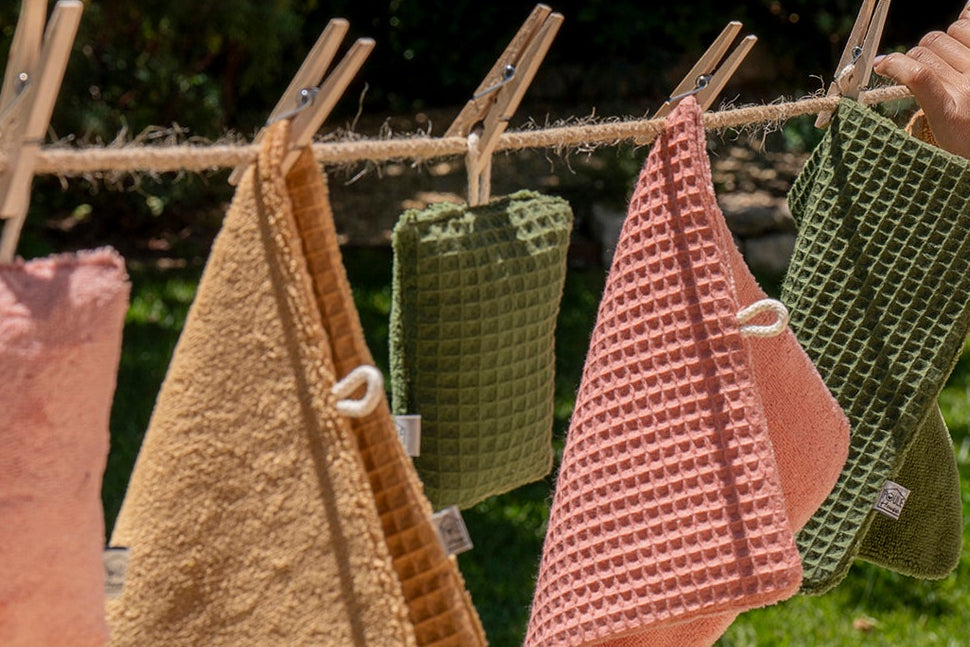 Éponge lavable fougère lifestyle – vaisselle zéro déchet