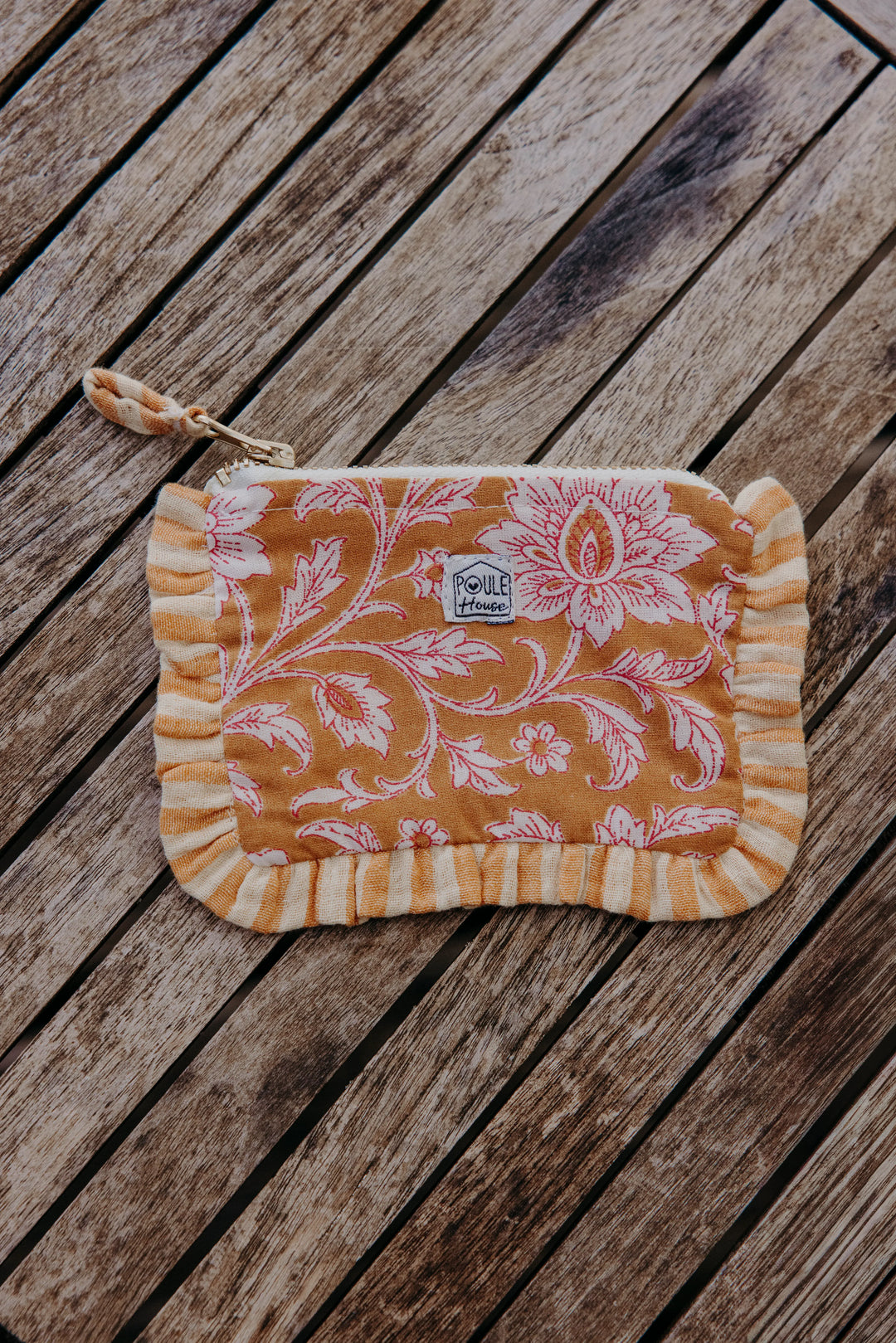 Lifestyle mini pochette froufrou Baby Lola fleurs indiennes - Poule House