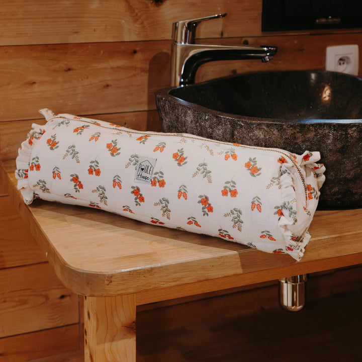 Lifestyle trousse de coiffure fleurs rouges Tabatha - Poule House