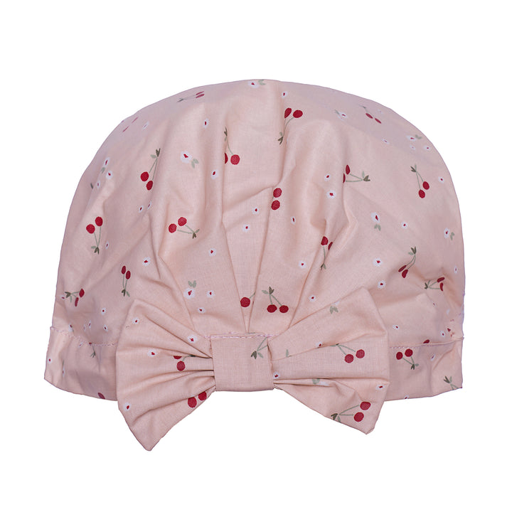Charlotte de douche imprimé cerises