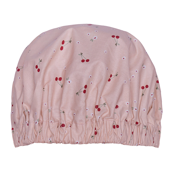 Charlotte de douche imprimé cerises