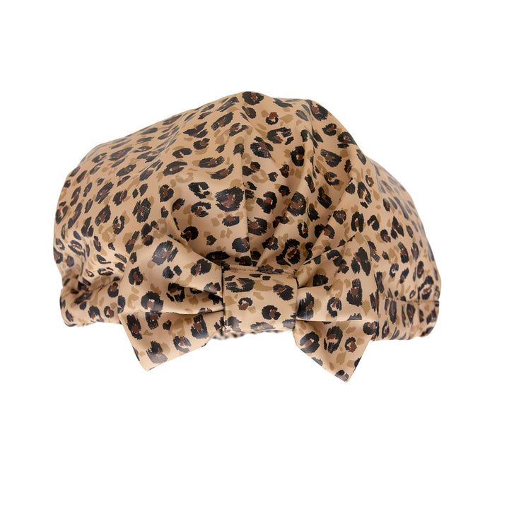 Charlotte de douche léopard protection cheveux