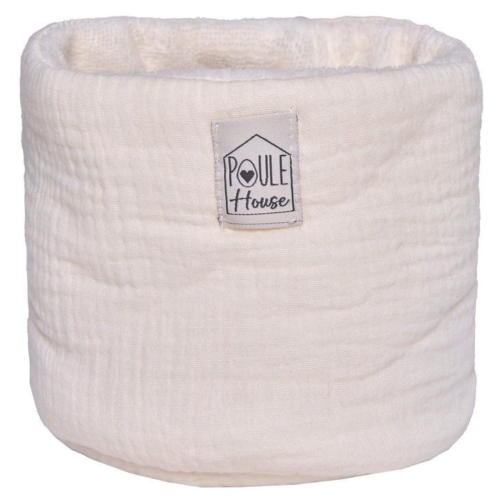 Corbeille de rangement salle de bain - lait