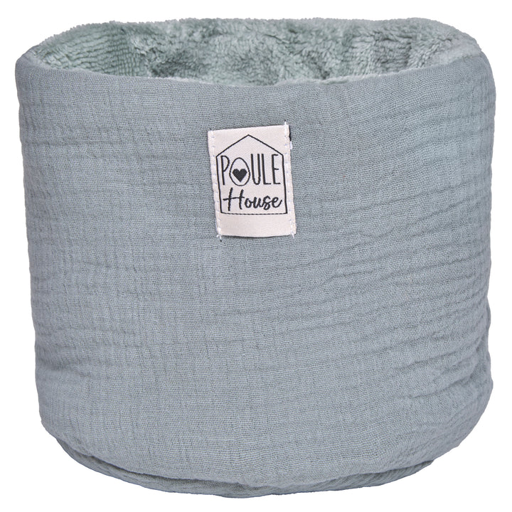 Corbeille de rangement salle de bain - sauge