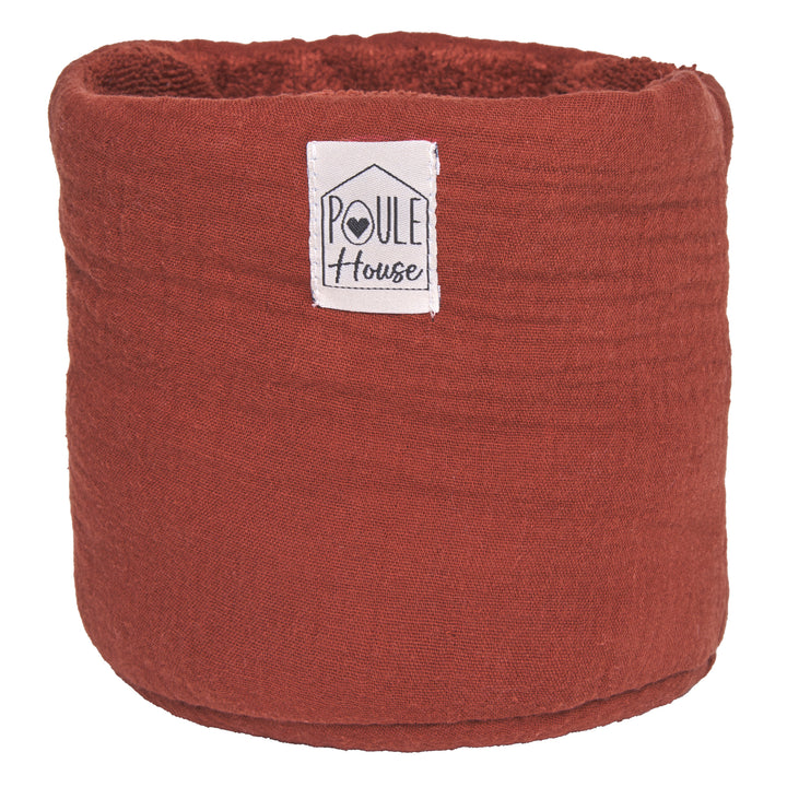 Corbeille de rangement salle de bain - toffee