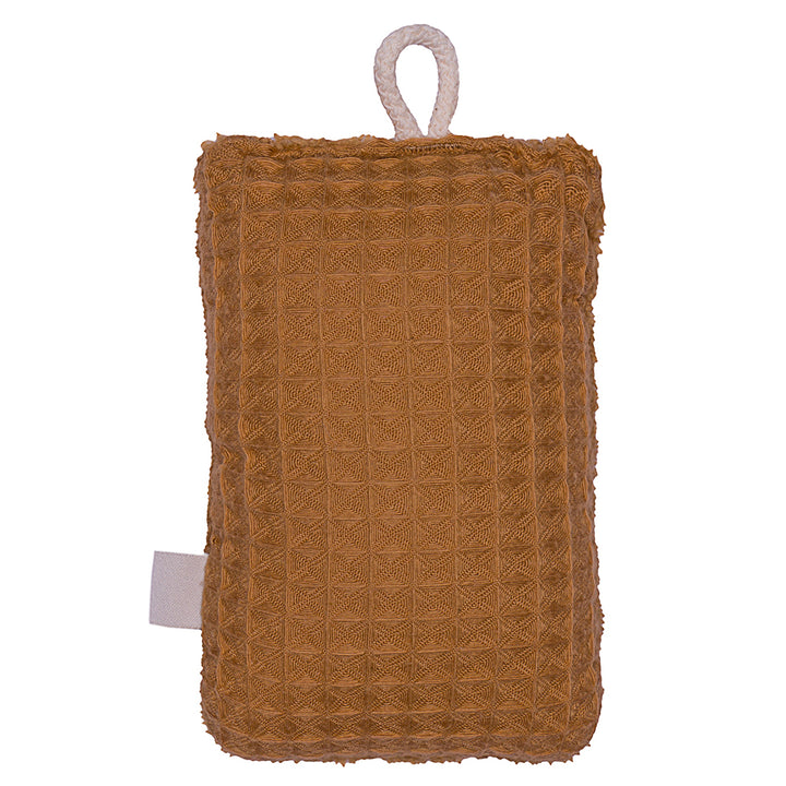 Eponge lavable double face - noisette