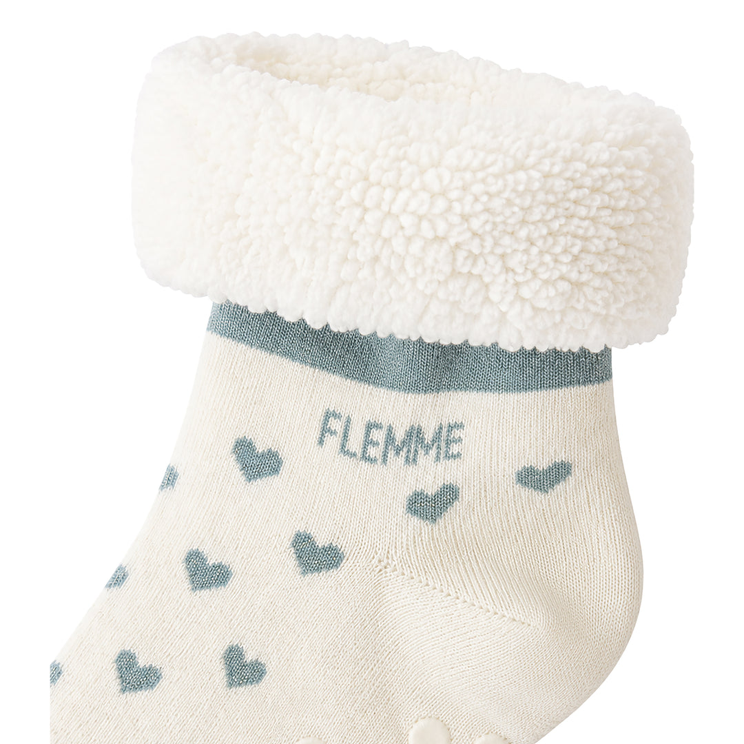 Semelle antidérapante picots chaussons-chaussettes FLEMME