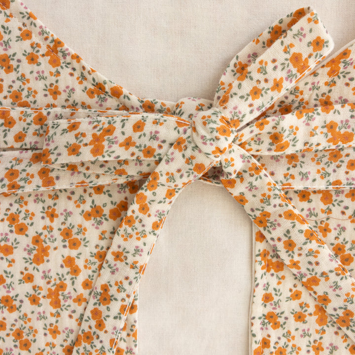 Tablier de cuisine volant liberty orange