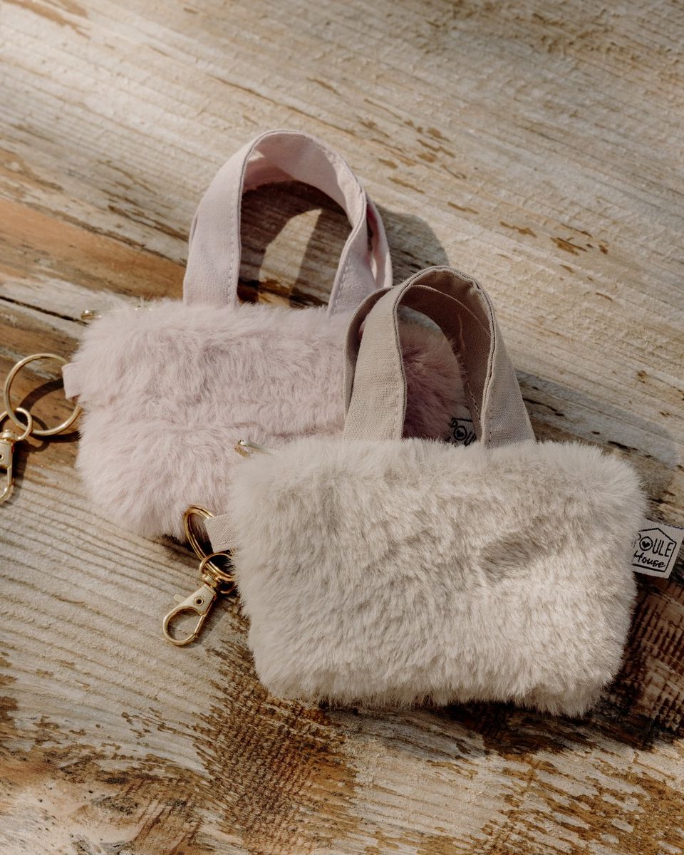 Etuis pour écouteurs : mini sac fourrure - Poule House