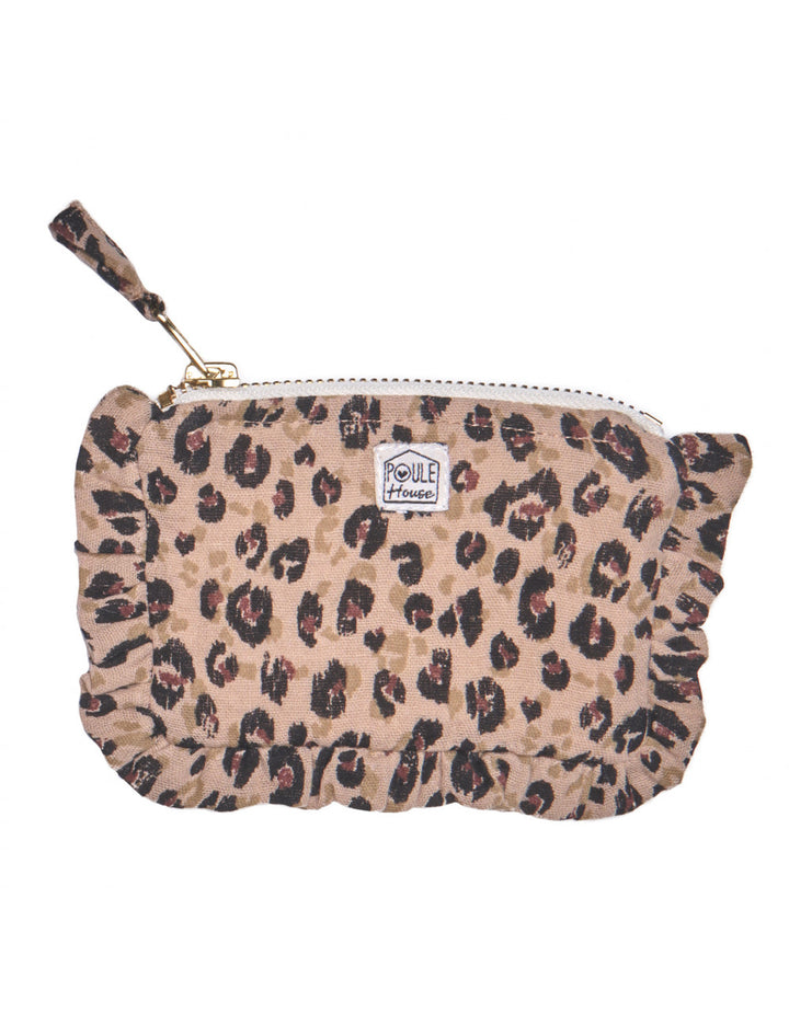 Mini pochette froufrou Baby Lola léopard - Poule House