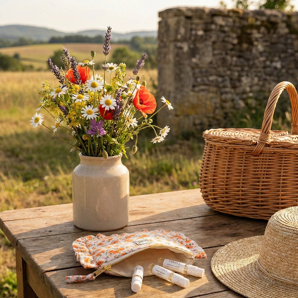 Baby Lola : Mini pochette froufrou - gaze liberty