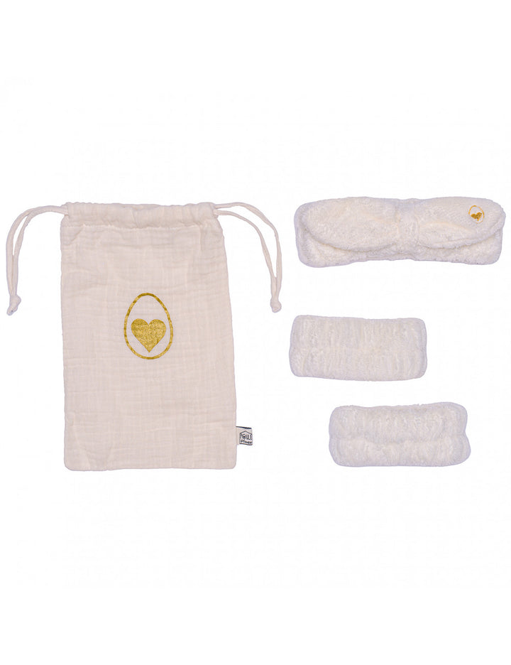 Set bandeau de soins + manchons dans pochon - lait