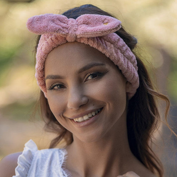 Set bandeau de soins + manchons dans pochon - terracotta