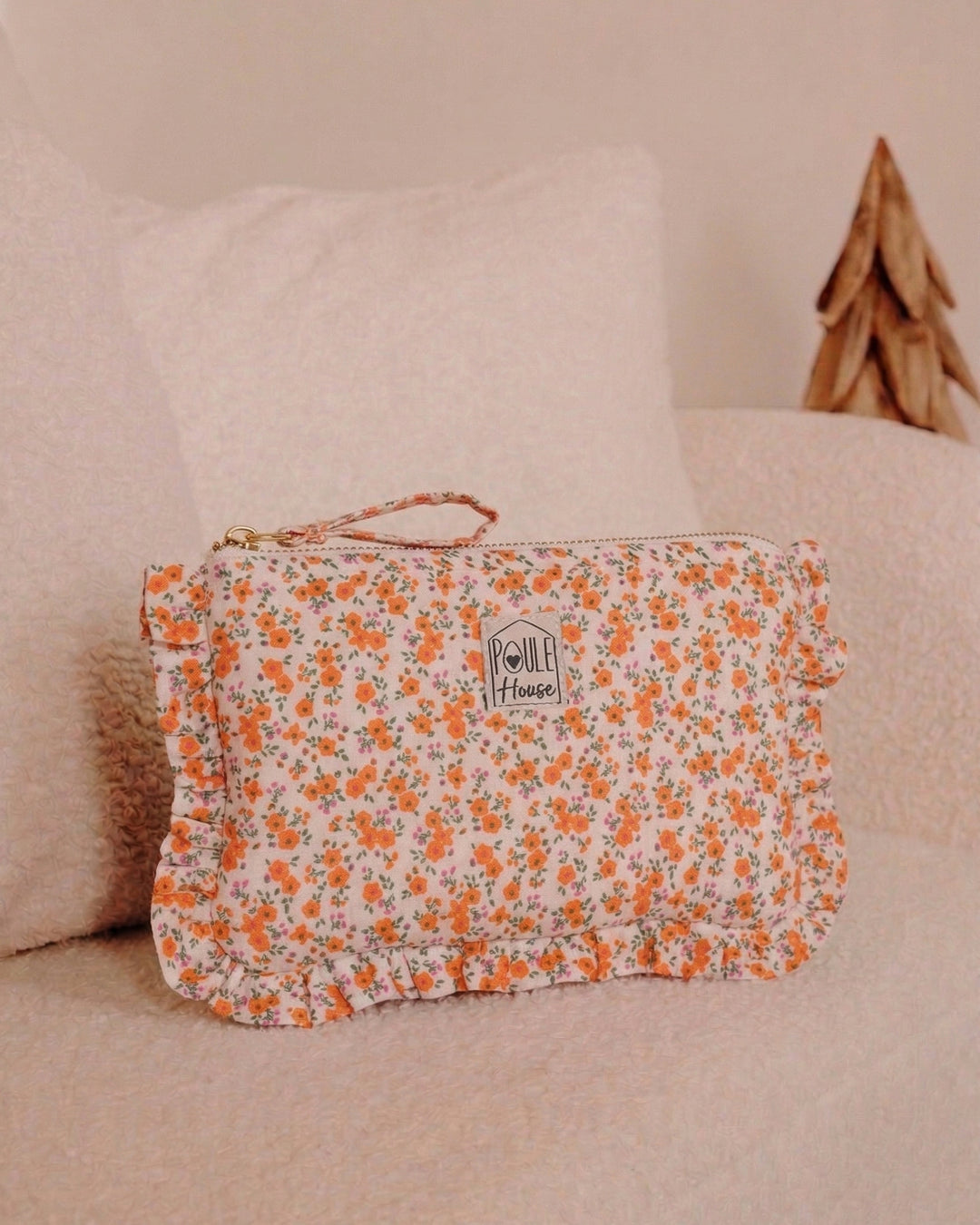 Lifestyle pochette froufrou Lola gaze liberty - Poule House