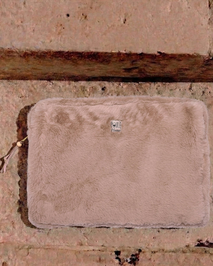 Lifestyle pochette tablette angora galet Taille M - Poule House