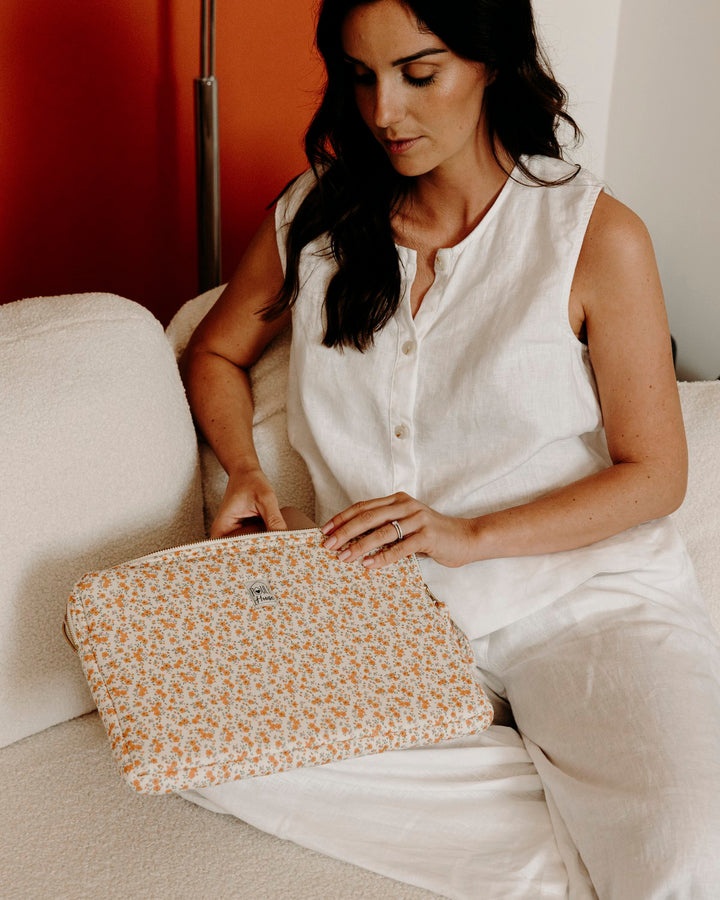 Lifestyle pochette ordinateur liberty Taille L - Poule House