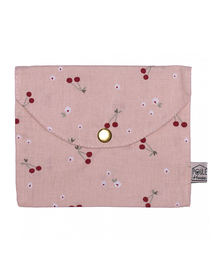 Pochette à savon imperméable - cerises
