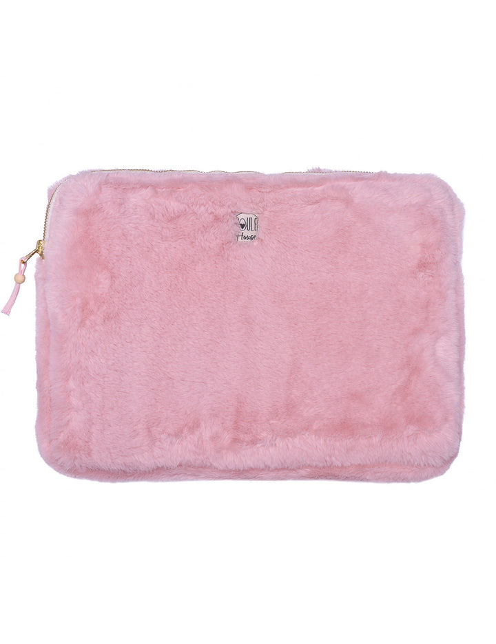Pochette ordinateur angora pétale - Taille L