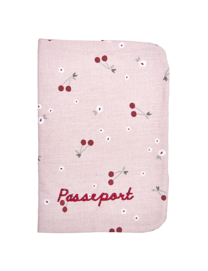Protège-passeport - imprimé cerises