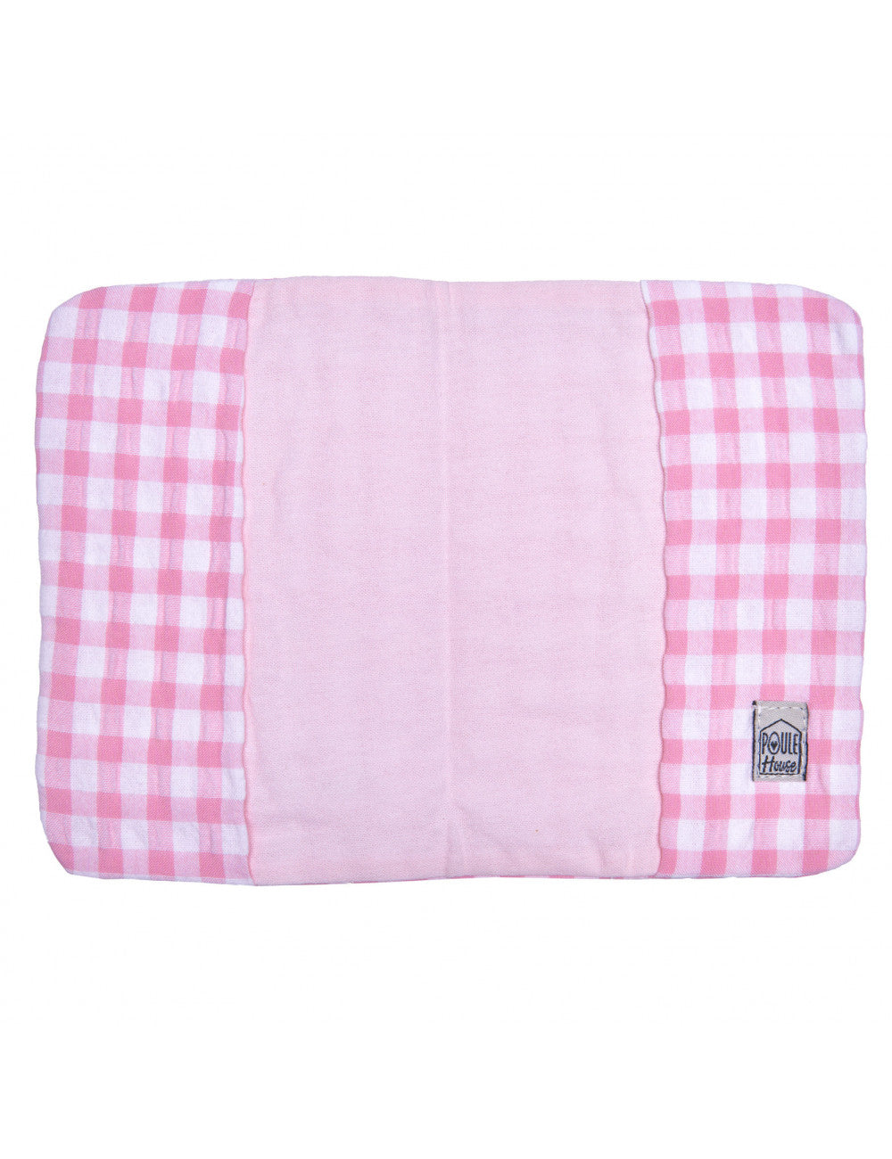 Protège-passeport - vichy rose