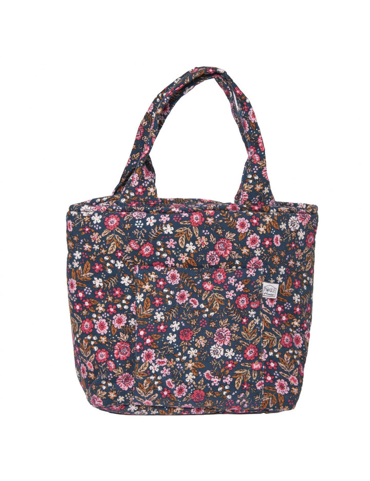 Lunch bag isotherme - velours petites fleurs