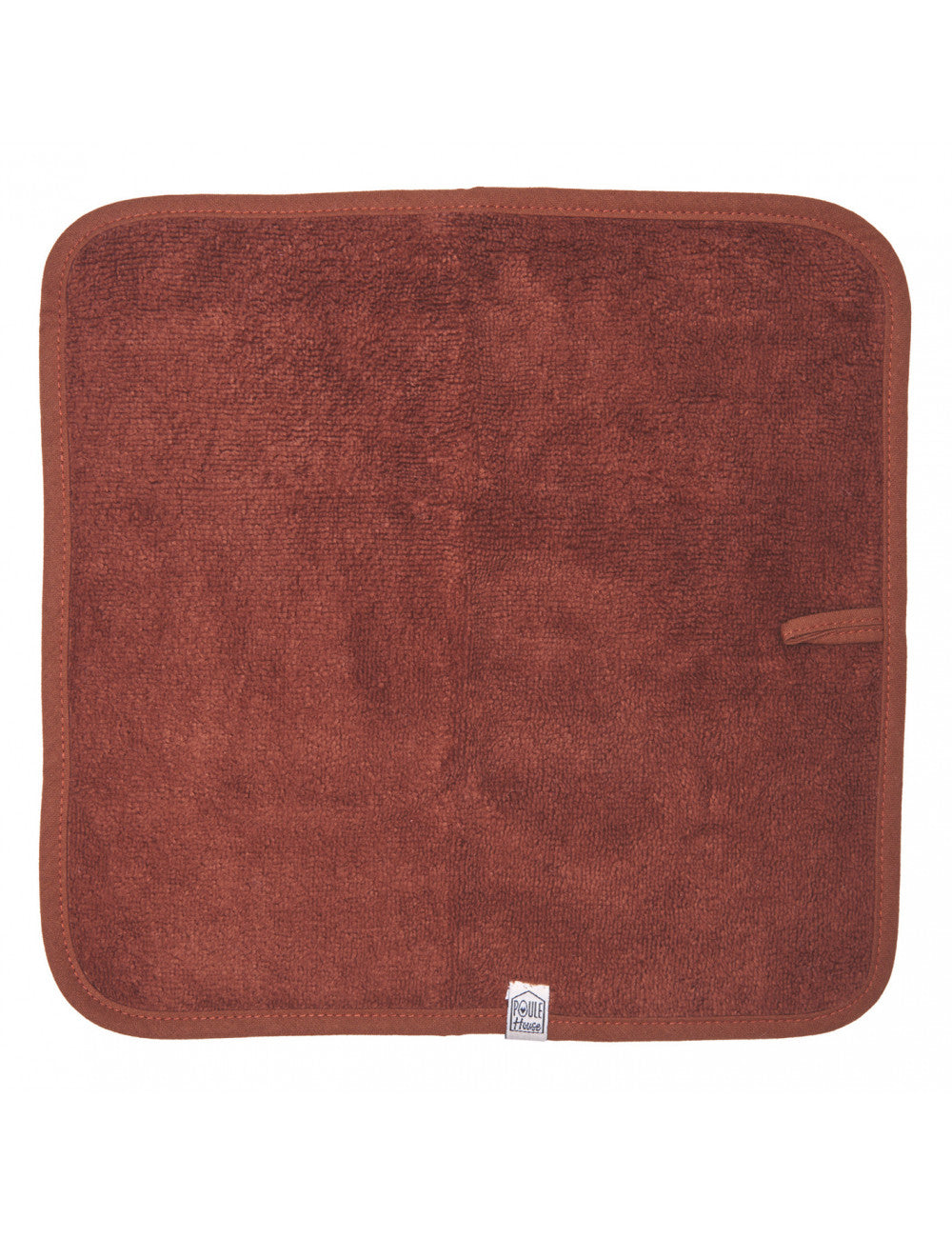 Set 3 serviettes visage éponge bambou - toffee