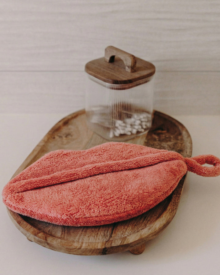 Lifestyle trousse de toilette kiss éponge marsala - Poule House