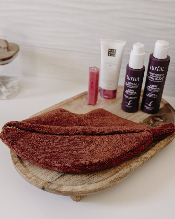 Lifestyle trousse de toilette kiss éponge toffee - Poule House