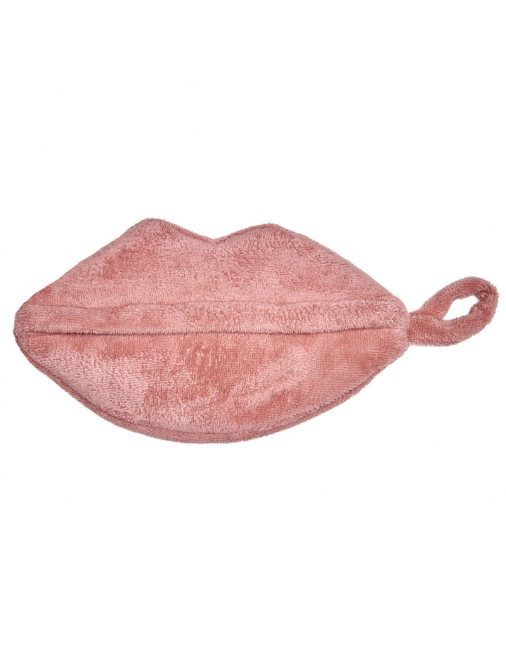 Trousse de toilette kiss - éponge marsala