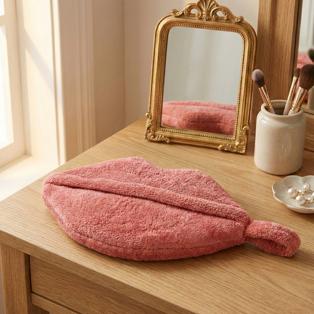 Trousse de toilette kiss - éponge marsala